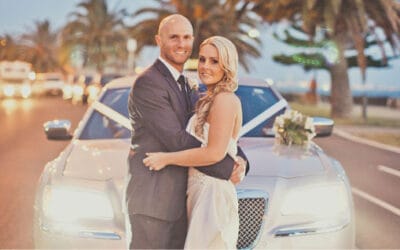 Silver Limousine Hire – Melbourne Wedding