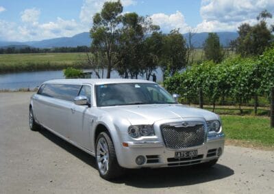 Silver Chrysler Limousine Hire